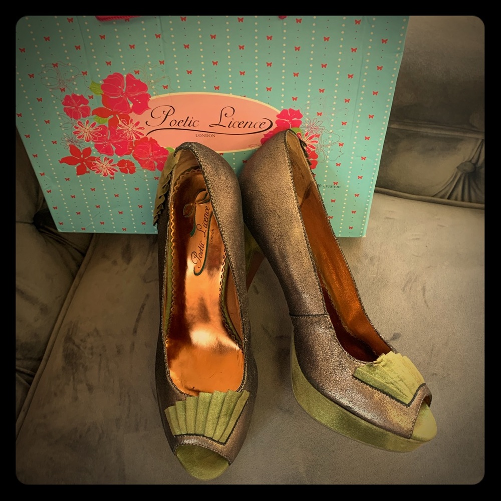 Poetic License Platform Peep Toe Pumps